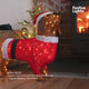 50cm Dachshund Outdoor Christmas Figure Battery Operated