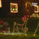 68cm Santa Sleigh & Reindeer Outdoor Christmas Silhouette Light