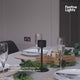 Black Metal Candle Holder for Ember™ Taper Candle 20.5cm