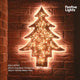 60cm Outdoor Christmas Tree Silhouette Warm White Neon Flex