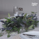 Navy Berry Christmas Wreath Candle Holder Table Decoration