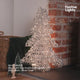 60cm LED Tree Outdoor Christmas Decoration Silver Twist