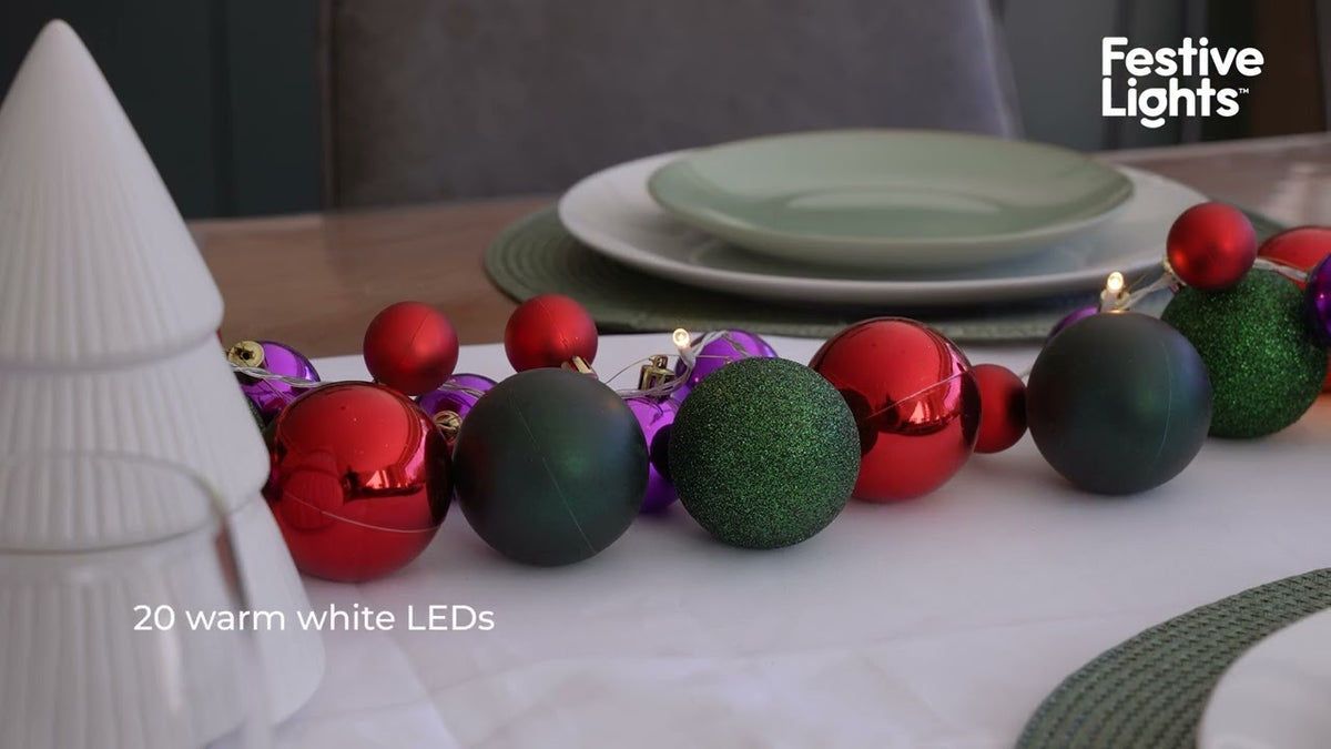 2-2m-battery-led-bauble-cluster-christmas-garland