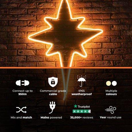ConnectPro® 1.2m LED Connectable Neon Flex Outdoor North Star Light