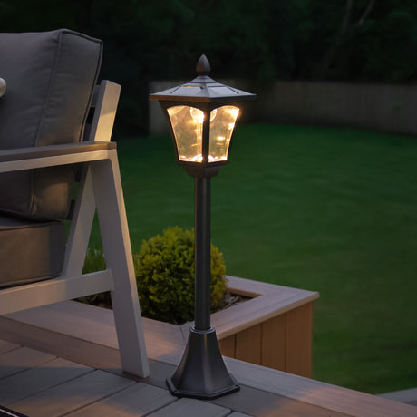 Solar Security Lamp Post, 1.2m