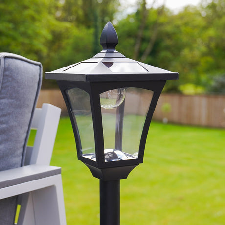 Solar Security Lamp Post, 1.2m