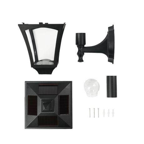 Outdoor Solar Security Wall Light 34cm