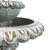 LED Solar Water Feature Victoriana Tiered 80cm
