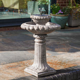 LED Solar Water Feature Victoriana Tiered 80cm