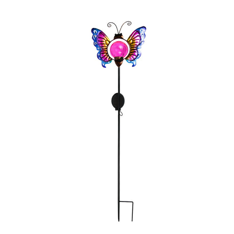 Solar Garden Butterfly Stake Light, 91cm