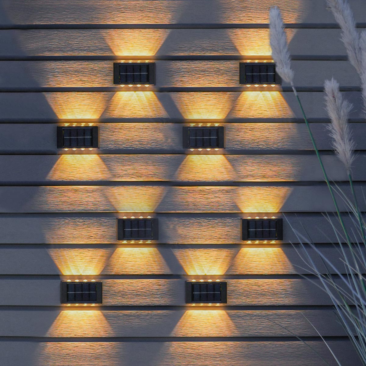 Solar Up and Down Wall Fence Light