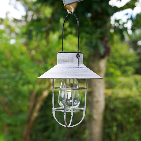 Fisherman Solar Hanging Lantern Filament Effect 21cm