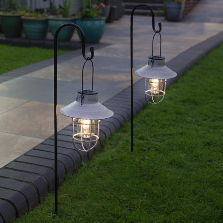 Fisherman Solar Hanging Lantern Filament Effect 21cm