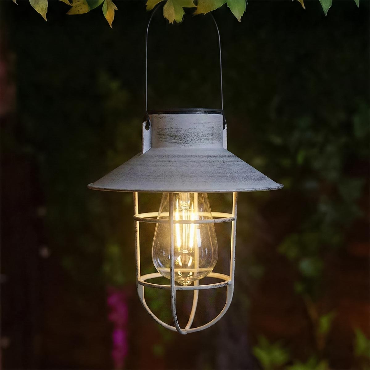 Fisherman Solar Hanging Lantern Filament Effect 21cm