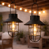 Fisherman Solar Hanging Lantern Filament Effect 21cm