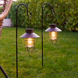 Fisherman Hanging Lantern Solar Stake Light Filament Effect