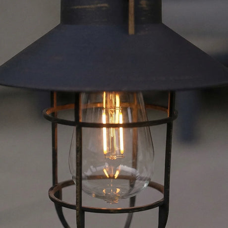 Fisherman Solar Hanging Lantern Filament Effect 21cm