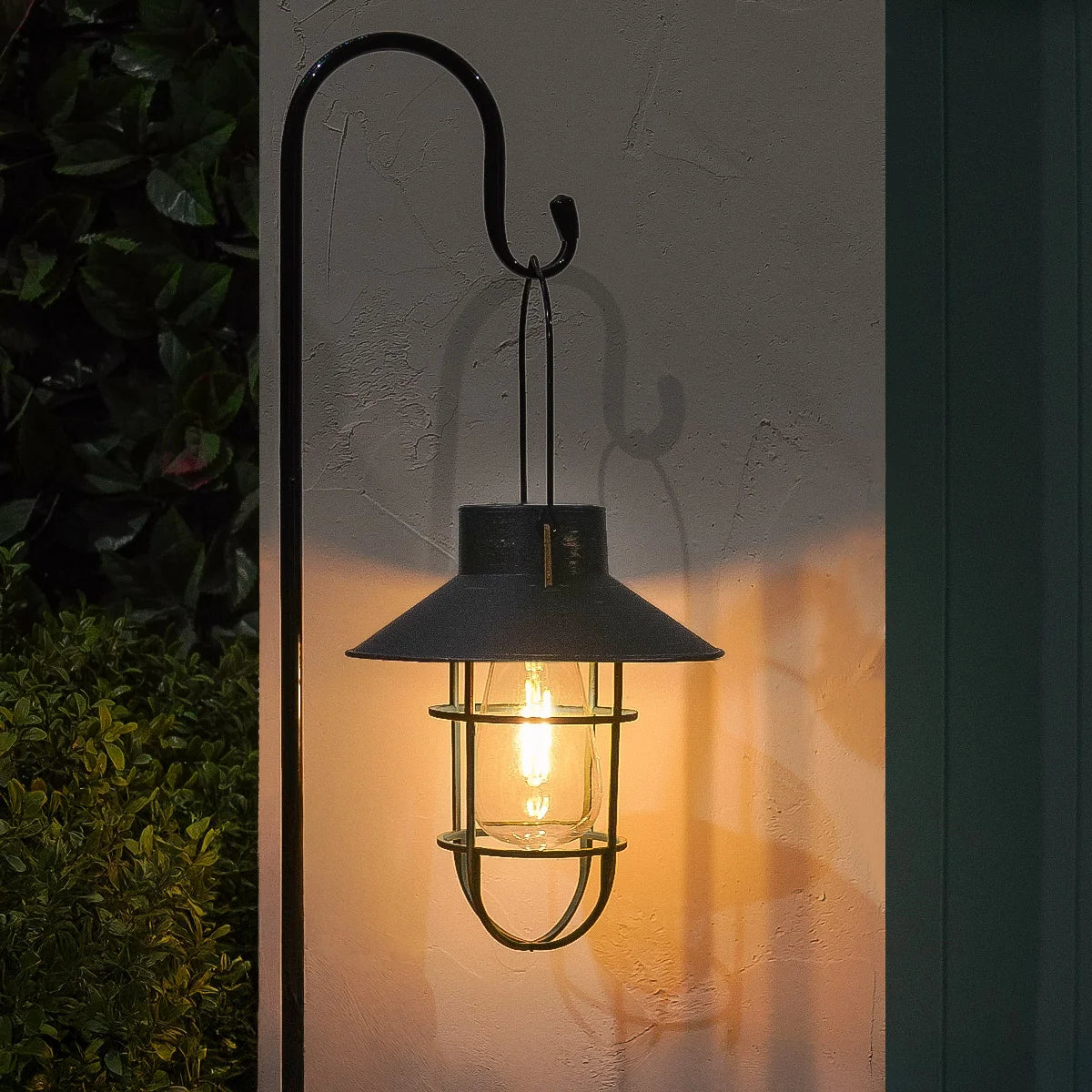 Fisherman Solar Hanging Lantern Filament Effect 21cm