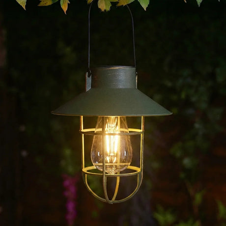 Fisherman Solar Hanging Lantern Filament Effect 21cm