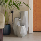 Plug-in & Solar Water Feature Serenity Cascading Fountain 49cm