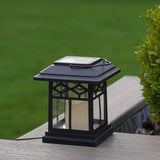 3-in-1 Solar Garden Lantern with Flickering LED Candle & Ground Stake