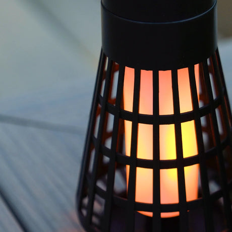 Dancing Flame Solar Lantern With Ground Stake