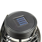Solar Garden Lantern Rattan Effect Cage