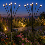 2-Pack Swaying Berries Solar Stake Lights - 65cm Warm White Outdoor Garden Lights