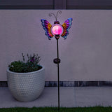 Solar Garden Butterfly Stake Light, 91cm