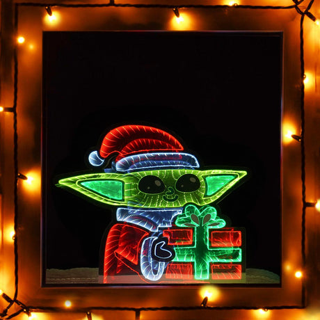 47cm ©Disney Christmas Decoration Infinity Mirror Baby Yoda