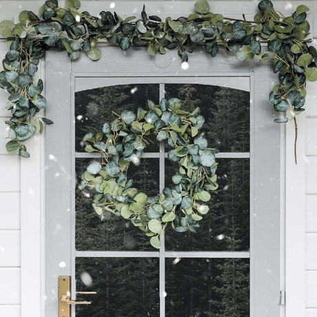 37cm Eucalyptus Outdoor Christmas Wreath