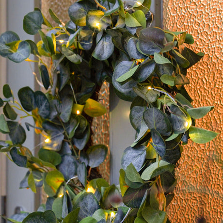 37cm Eucalyptus Outdoor Christmas Wreath