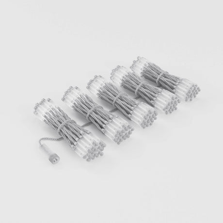Twinkly Pro 250 RGBW LED 0.5m x 4m Curtain Lights, Transparent Cable