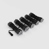 Twinkly Pro 250 RGB LED 0.5m x 4m Curtain Lights, Black Cable