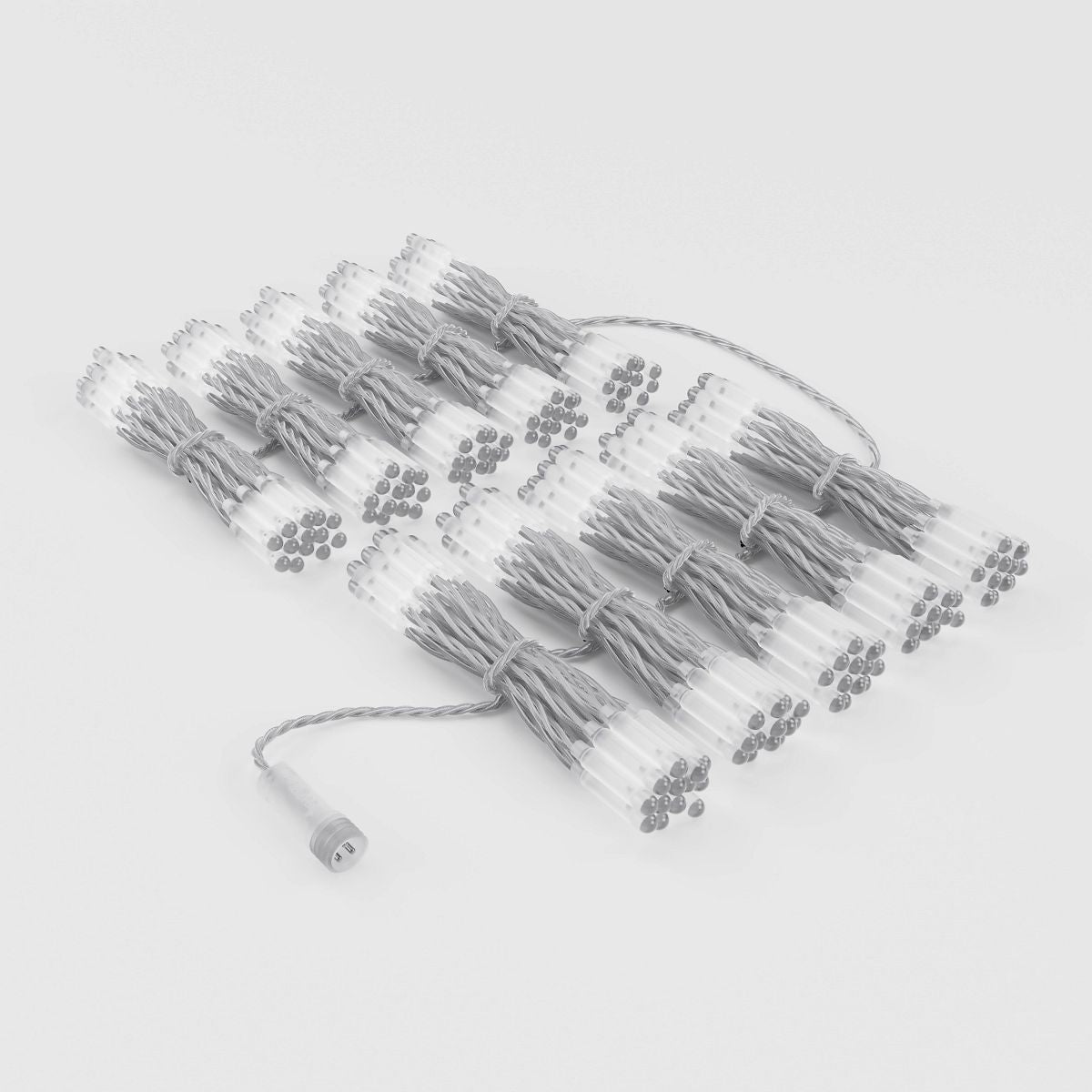 Twinkly Pro 250 RGBW LED 1m x 2m Curtain Lights, Transparent Cable