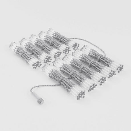 Twinkly Pro 250 RGBW LED 1m x 2m Curtain Lights, Transparent Cable