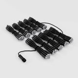 Twinkly Pro 250 RGB LED 1m x 2m Curtain Lights, Black Cable