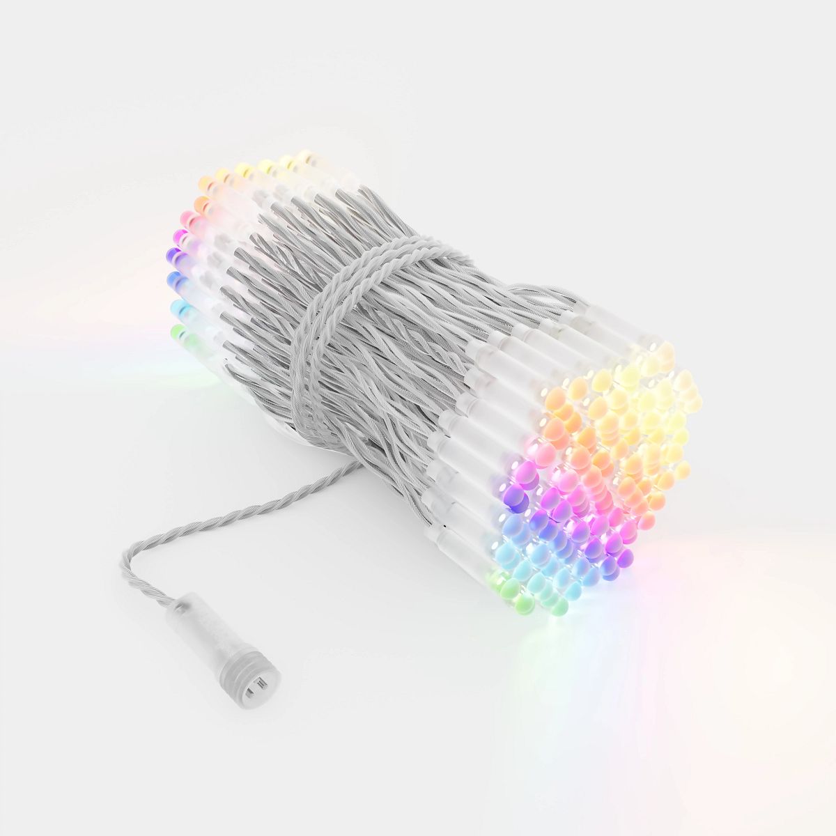Twinkly Pro 250 RGBW LED Icicle Light, Transparent Cable