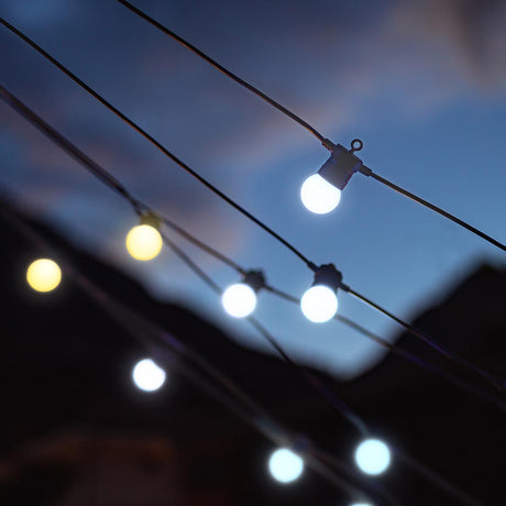 Smart App Controlled Twinkly Festoon Lights, Gold Edition - Gen II