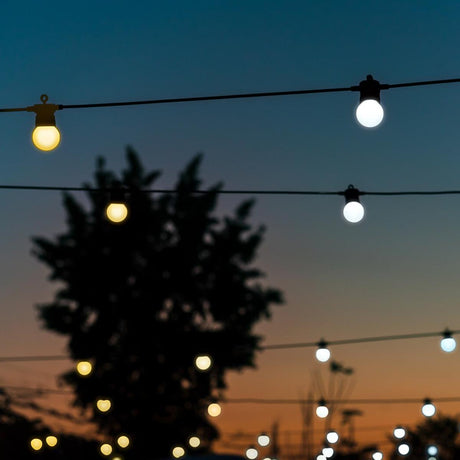 Smart App Controlled Twinkly Festoon Lights, Gold Edition - Gen II