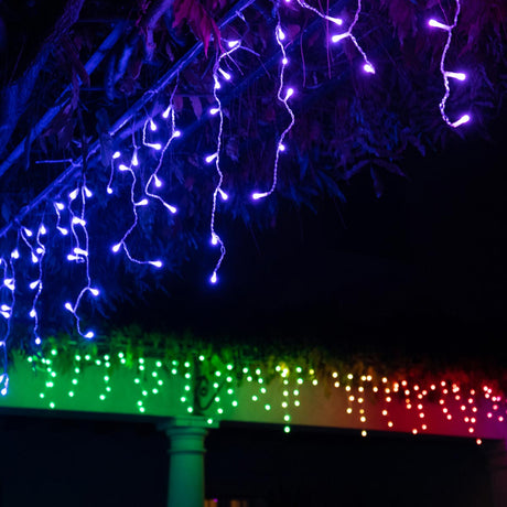5m Smart App Controlled Twinkly Christmas Icicle Lights - Gen II