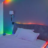 Smart App Controlled Twinkly Indoor Line Strip Light, Black Cable - Gen II