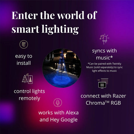 2m Smart App Controlled Twinkly Light Tree  - Gen II