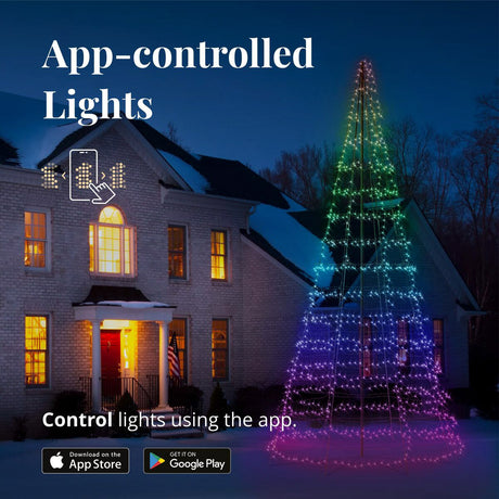 3m Smart App Controlled Twinkly Light Tree  - Gen II