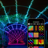 20m Smart App Controlled Twinkly Christmas Fairy Lights, Black Cable, Special Edition - Gen II