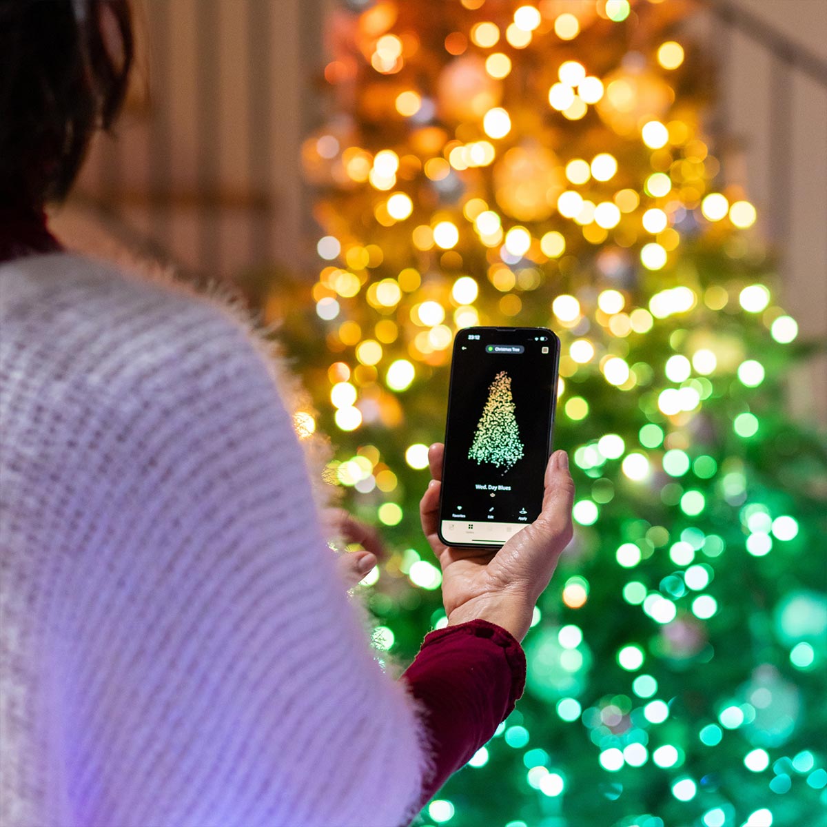 20m Smart App Controlled Twinkly Christmas Fairy Lights, Clear Cable, Special Edition - Gen II