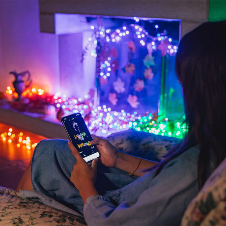 20m Smart App Controlled Twinkly Christmas Fairy Lights - Gen II