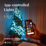 20m Smart App Controlled Twinkly Christmas Fairy Lights - Gen II