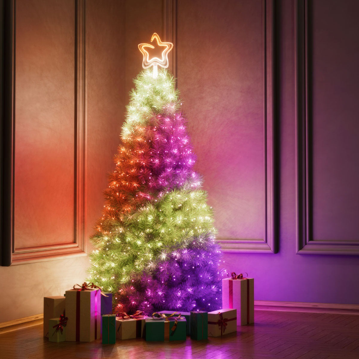 28cm Twinkly Smart App Controlled Christmas Star Tree Topper