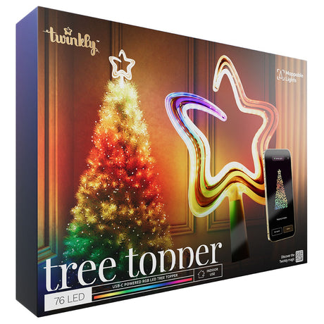 28cm Twinkly Smart App Controlled Christmas Star Tree Topper